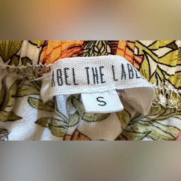 Anthropologie | Abel the Label Shor On/Off Shoulder Floral High/Low Midi Dress - Picture 5 of 6